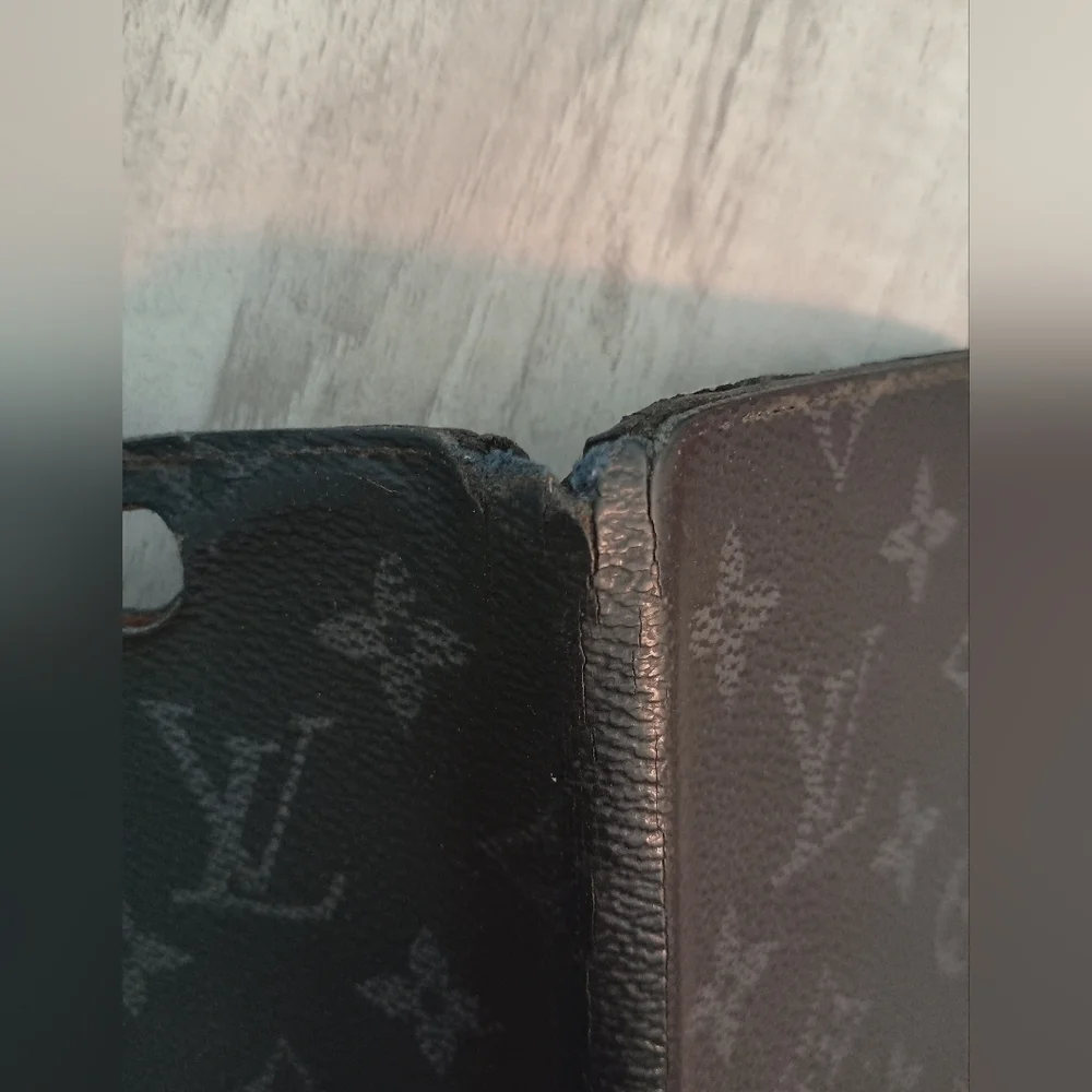 Louis Vuitton Black Monogram Phone Case Holder